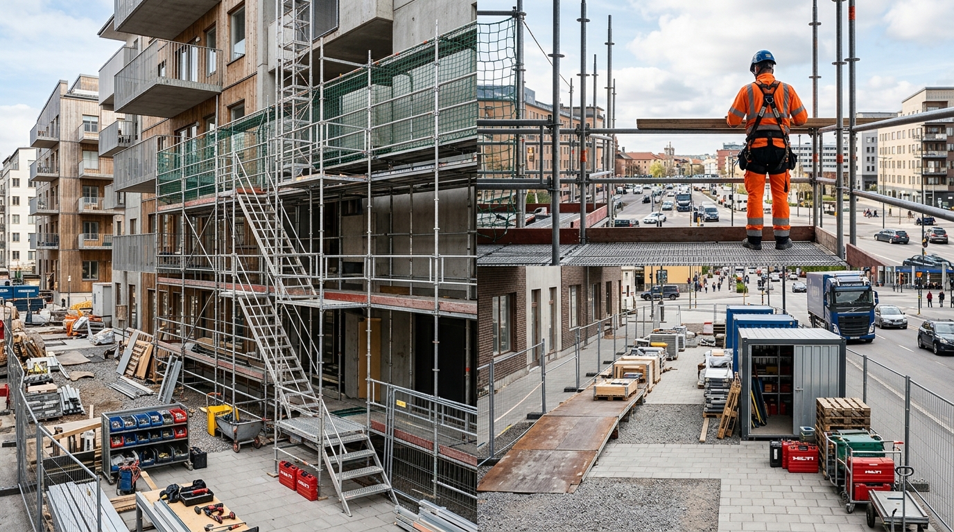 Illustration för Tillfällig infrastruktur