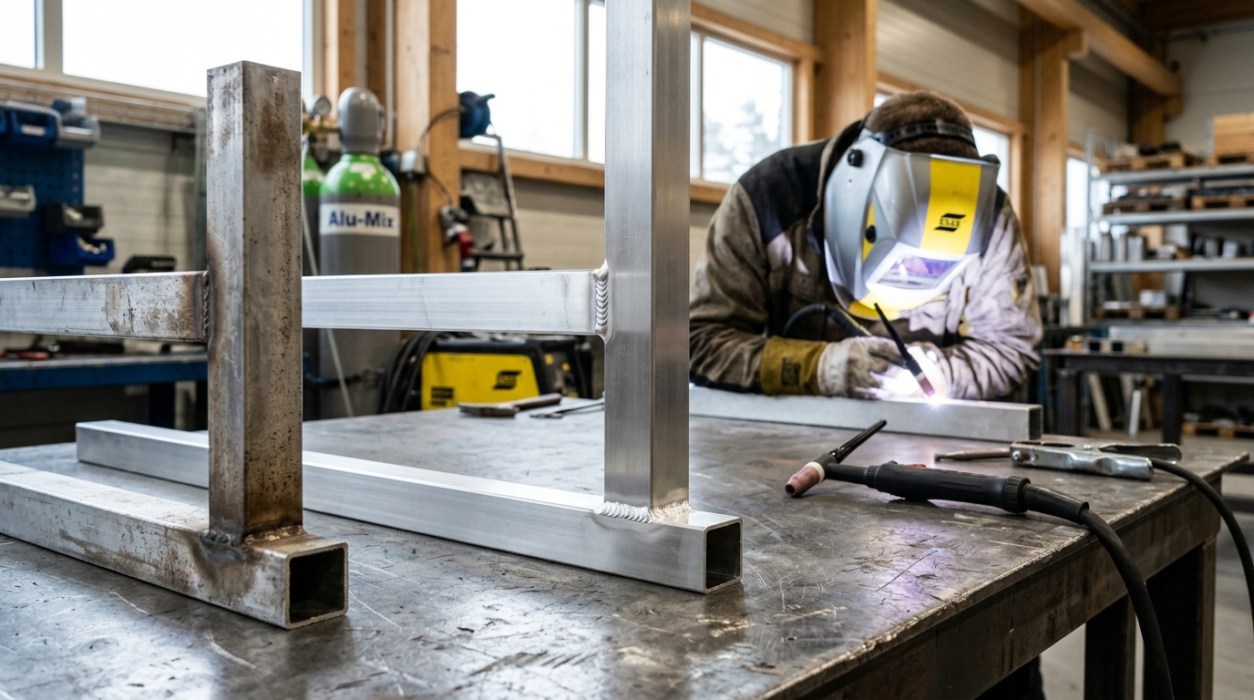 Illustration för Aluminiumsvetsning