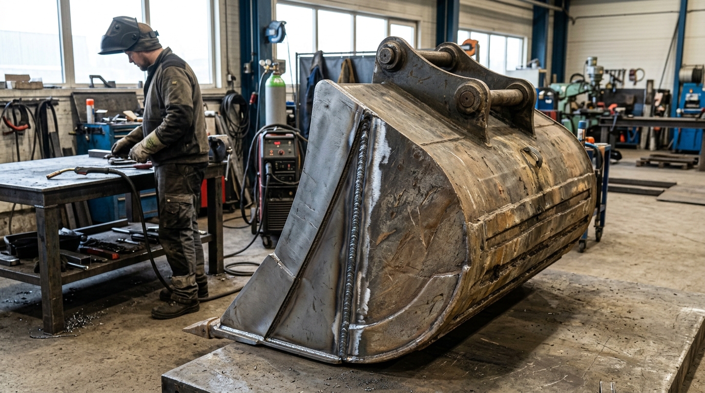 Svetsreparation på fordon och maskiner