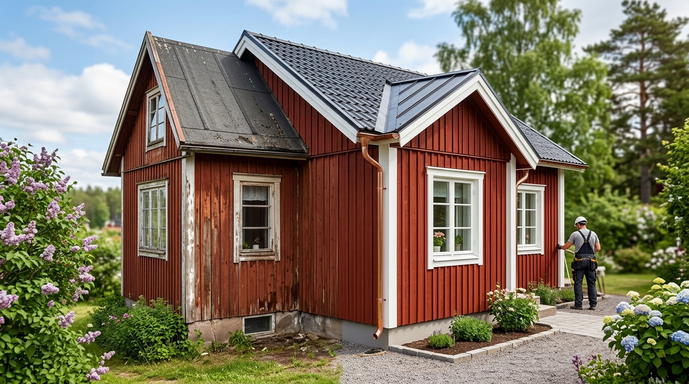 Illustration för Tak och Fasadarbeten