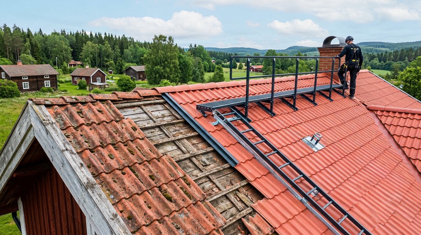 Illustration för Taksäkerhet