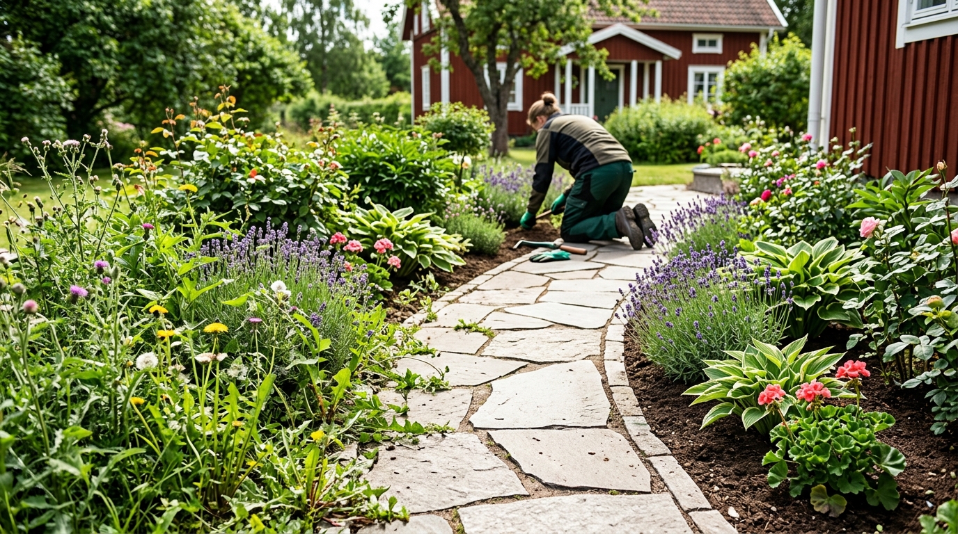 Illustration för Ogräsrensning