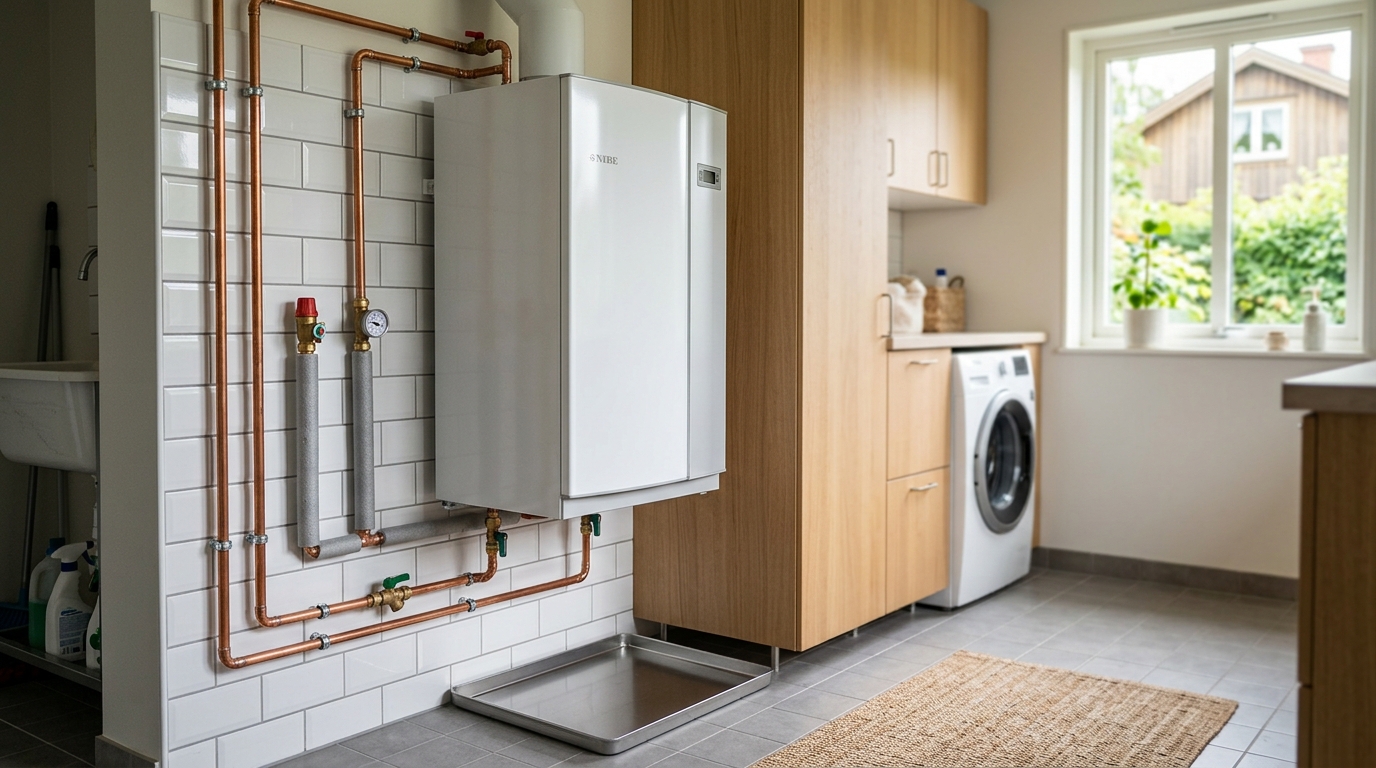 Illustration för Byte av varmvattenberedare