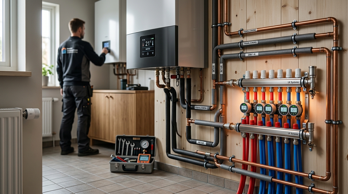 Illustration för Injustering av värmesystem