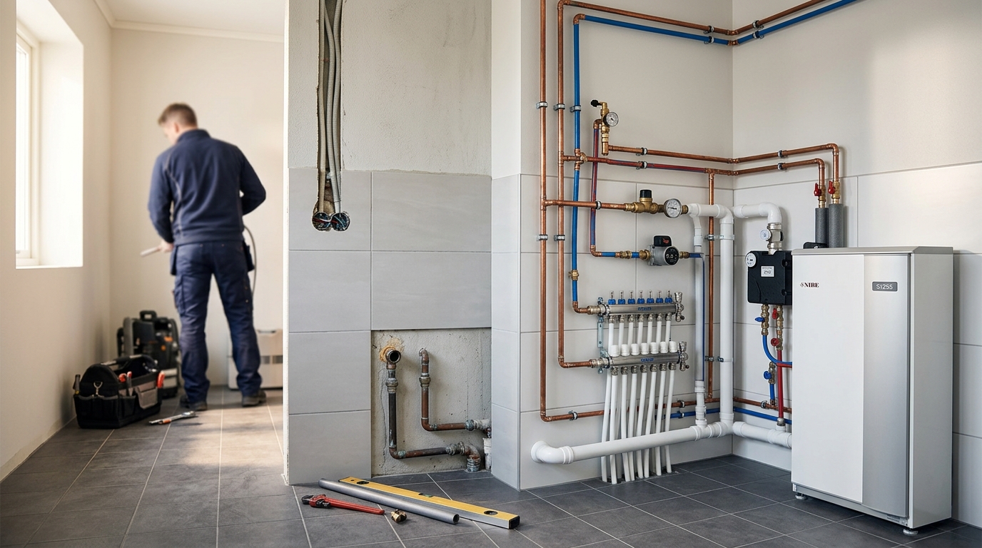 Installation av vatten och avlopp