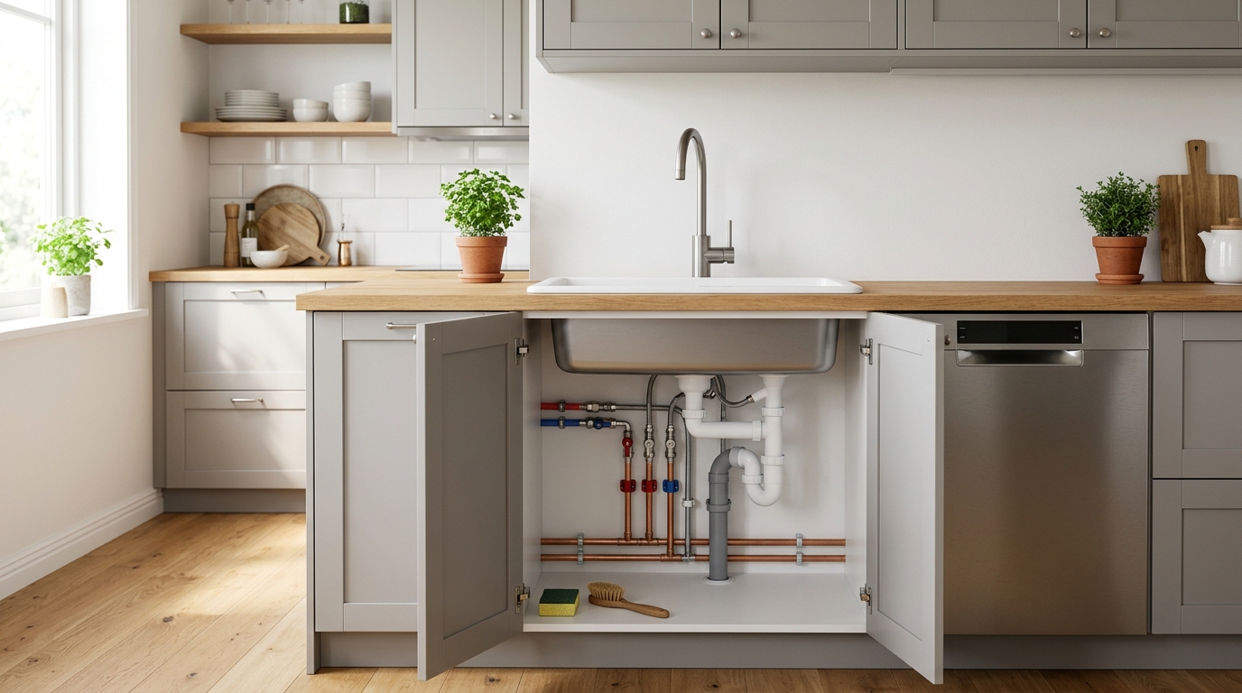 Röranpassning vid köksrenovering