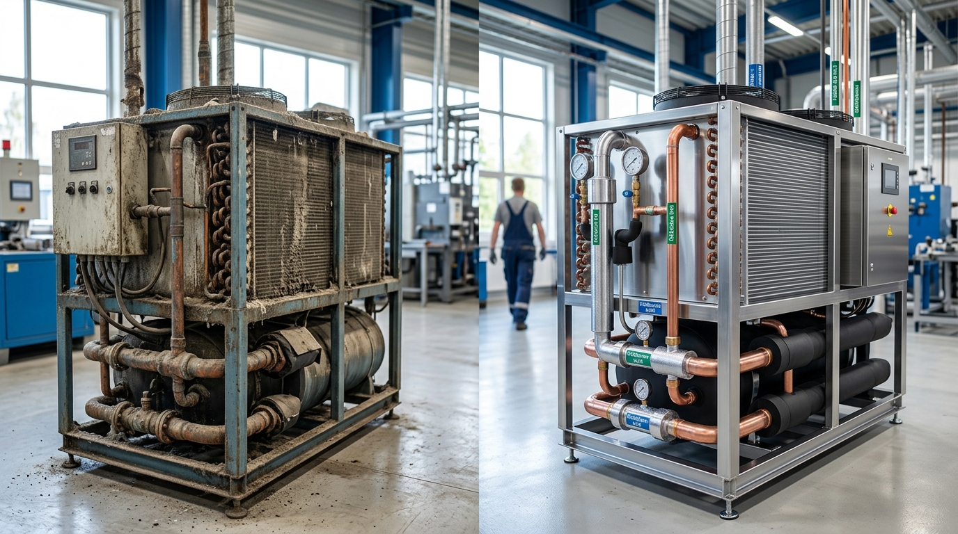 Illustration för Maskinkyla