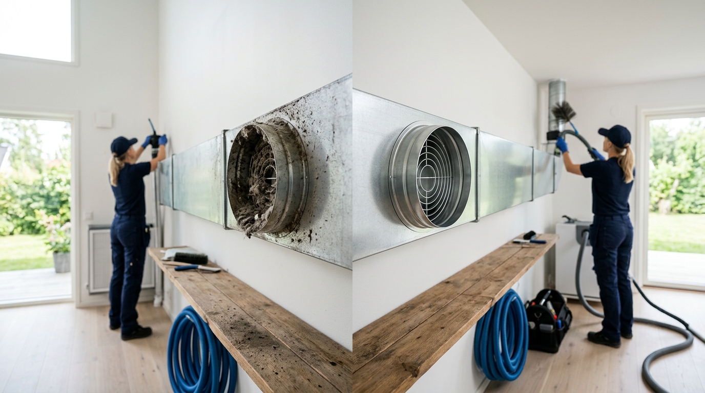 Rengöring av ventilationskanaler