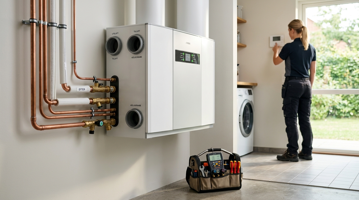 Illustration för Felsökning kyla