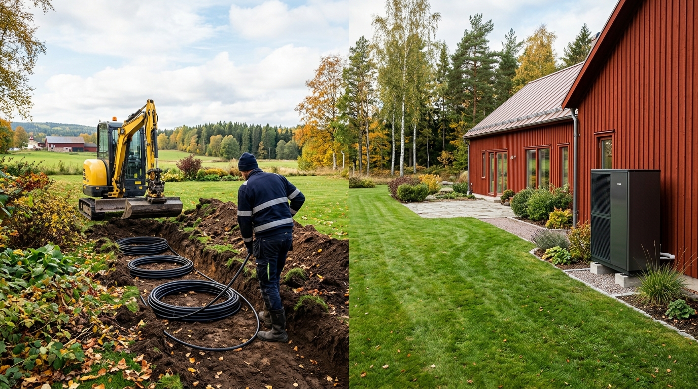 Installation av jordvärme