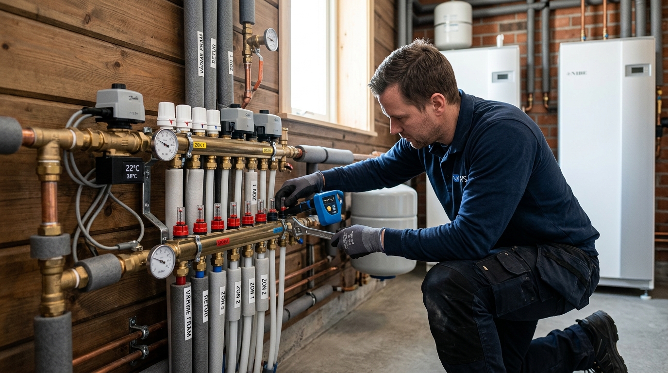 Illustration för Injustering värme och kyla