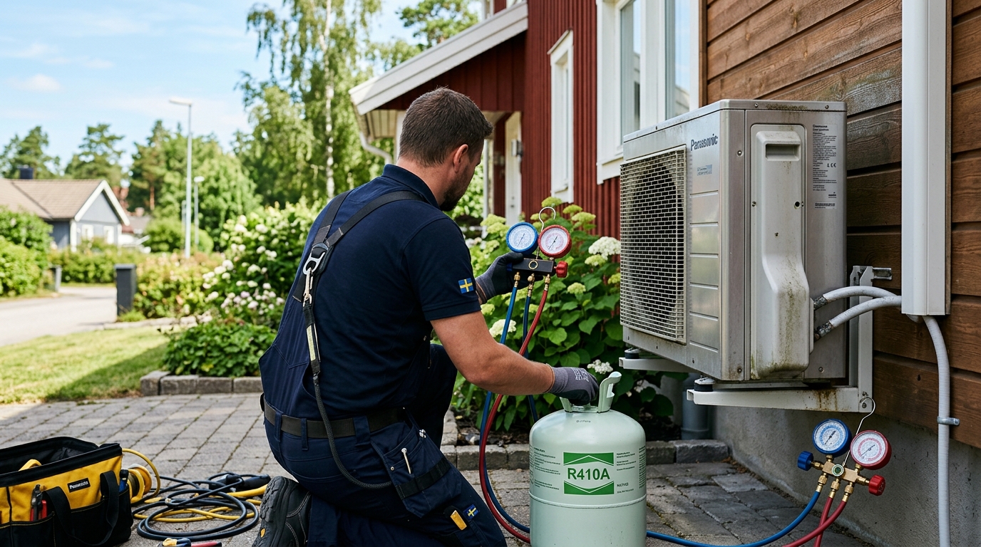 Påfyllning köldmedium