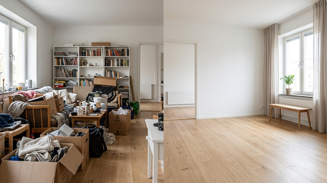 Illustration för Bostadstömning