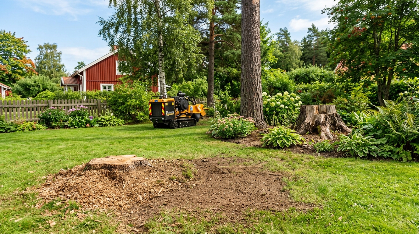 Stubbfräsning