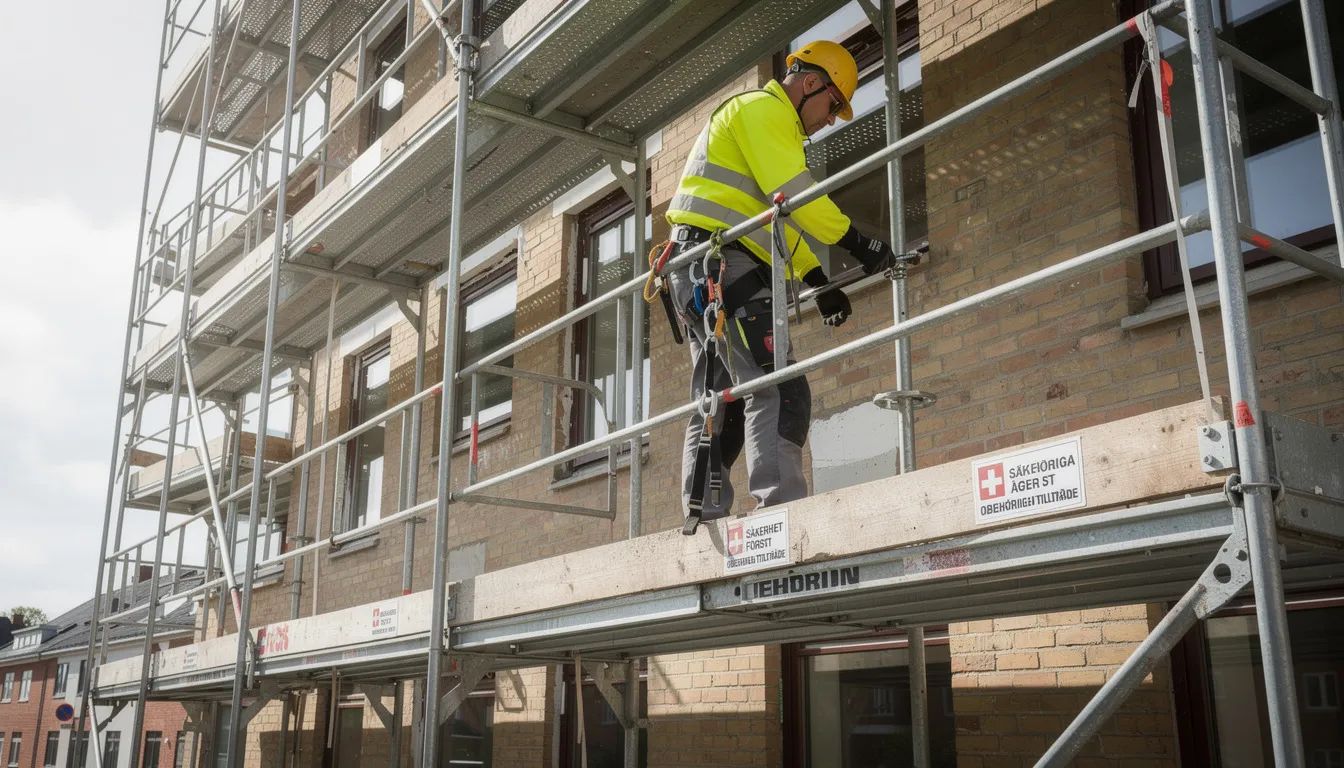 Illustration för Ställningsbyggare