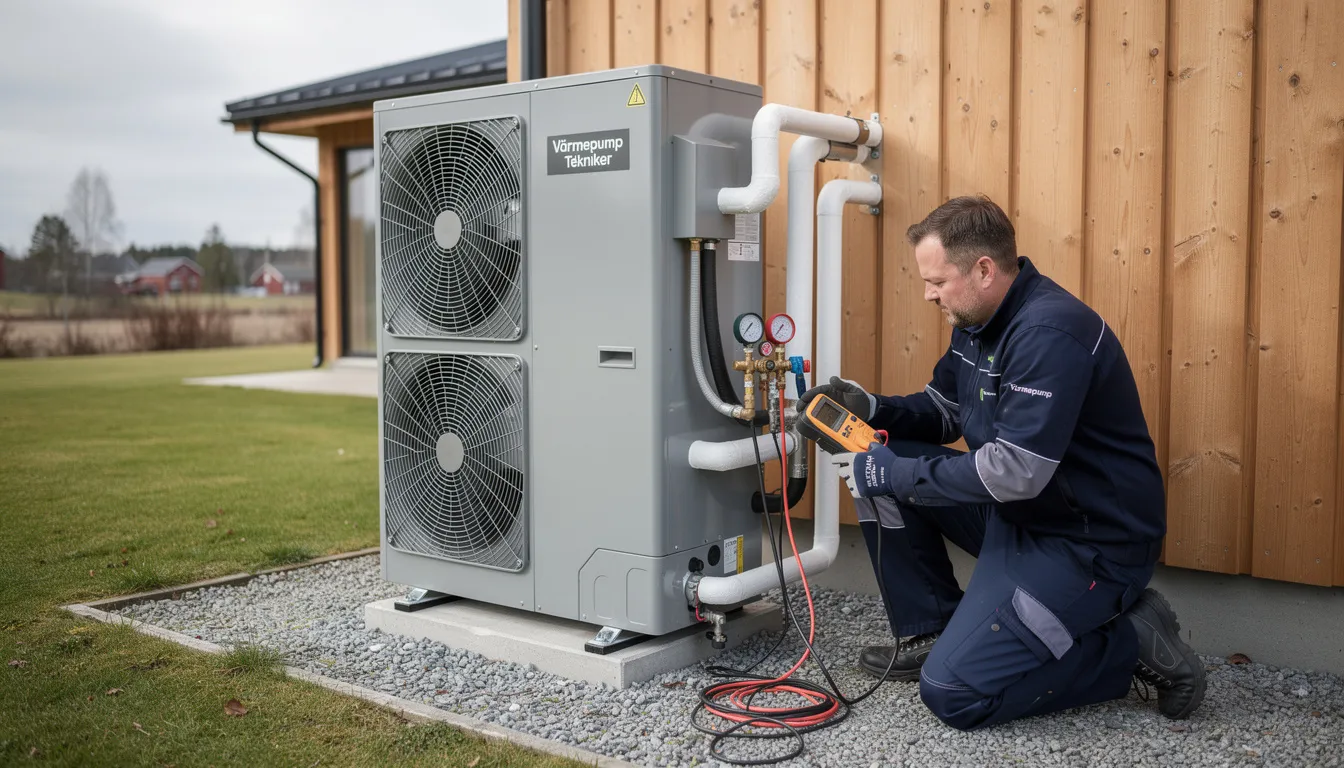 Illustration för Värmepumpstekniker